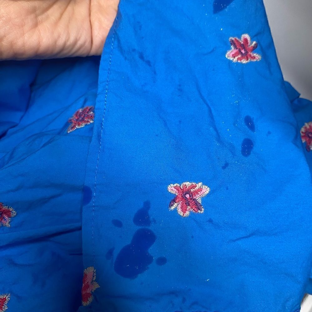 ZARA Embroidered Floral MIDI Dress size XS Blogger Fave - Picture 9 of 9